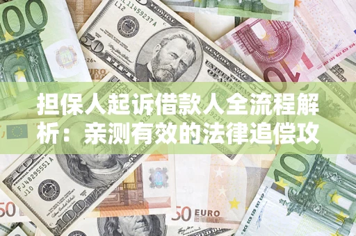 济南担保人起诉借款人全流程解析：亲测有效的法律追偿攻略