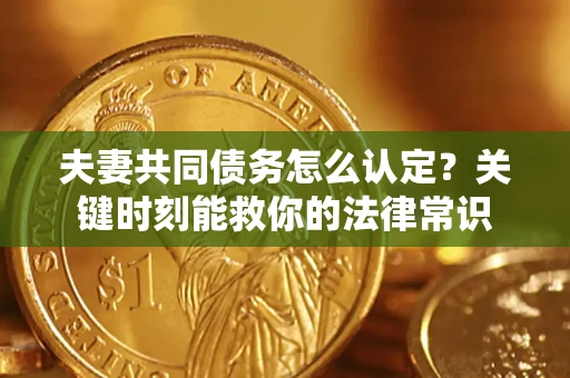 济南夫妻共同债务怎么认定？关键时刻能救你的法律常识